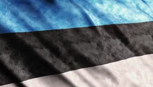 Stock Video Estonia Faded Waving Flag Close Up Live Wallpaper For PC