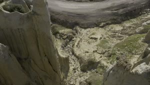 Stock Video Eroded Cliffs In The Desert Live Wallpaper For PC