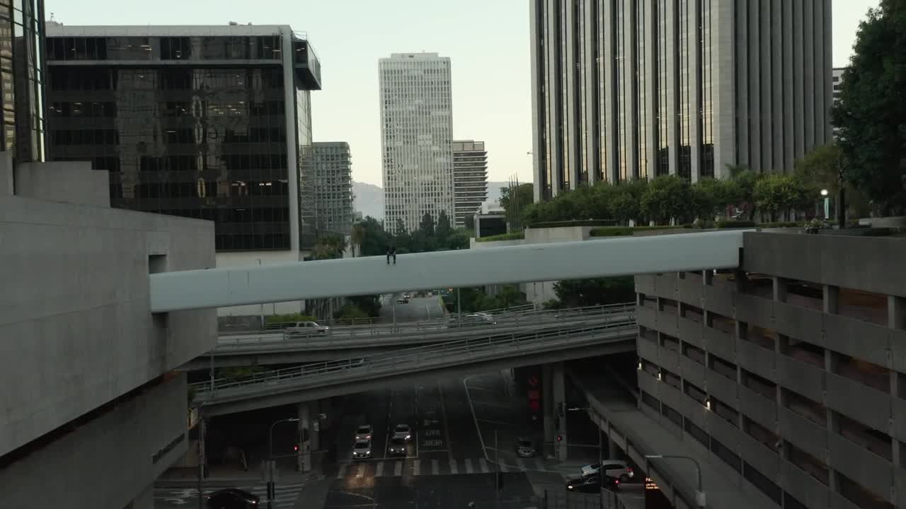 Download Stock Video Drone Shot Of Streets And Buildings Live Wallpaper For PC