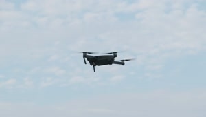 Stock Video Drone In The Air Maintaining Stability Live Wallpaper For PC