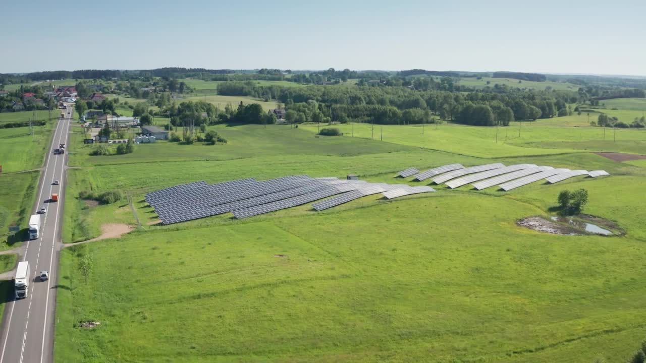 Download Stock Video Drone Flying Past A Road Live Wallpaper For PC