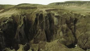 Stock Video Drone Flying Along A Canyon Live Wallpaper For PC