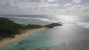 Stock Video Drone Along The Coast Of The Indian Ocean Live Wallpaper For PC