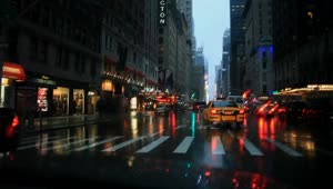 Stock Video Driving Through The Rain Live Wallpaper For PC