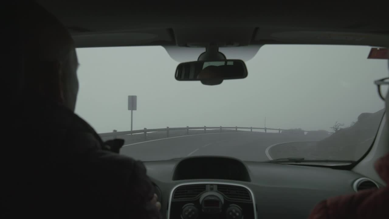 Download Stock Video Driving Through Deep Fog Live Wallpaper For PC