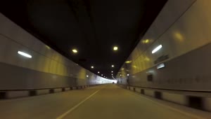 Stock Video Driving Through A Long Tunnel Live Wallpaper For PC