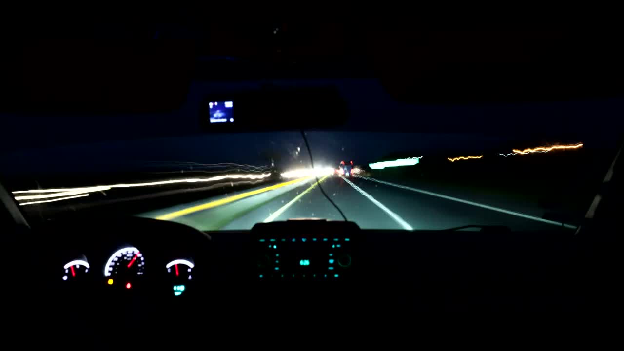 Download Stock Video Driving Home Through The Night Live Wallpaper For PC