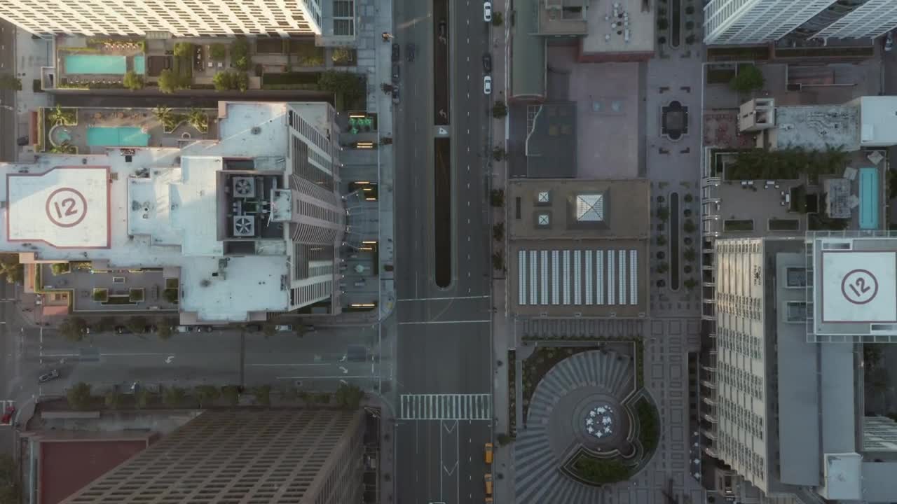 Download Stock Video Downtown Los Angeles With Low Traffic Live Wallpaper For PC