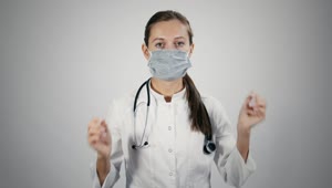 Stock Video Doctor Puts Off A Medical Mask Live Wallpaper For PC