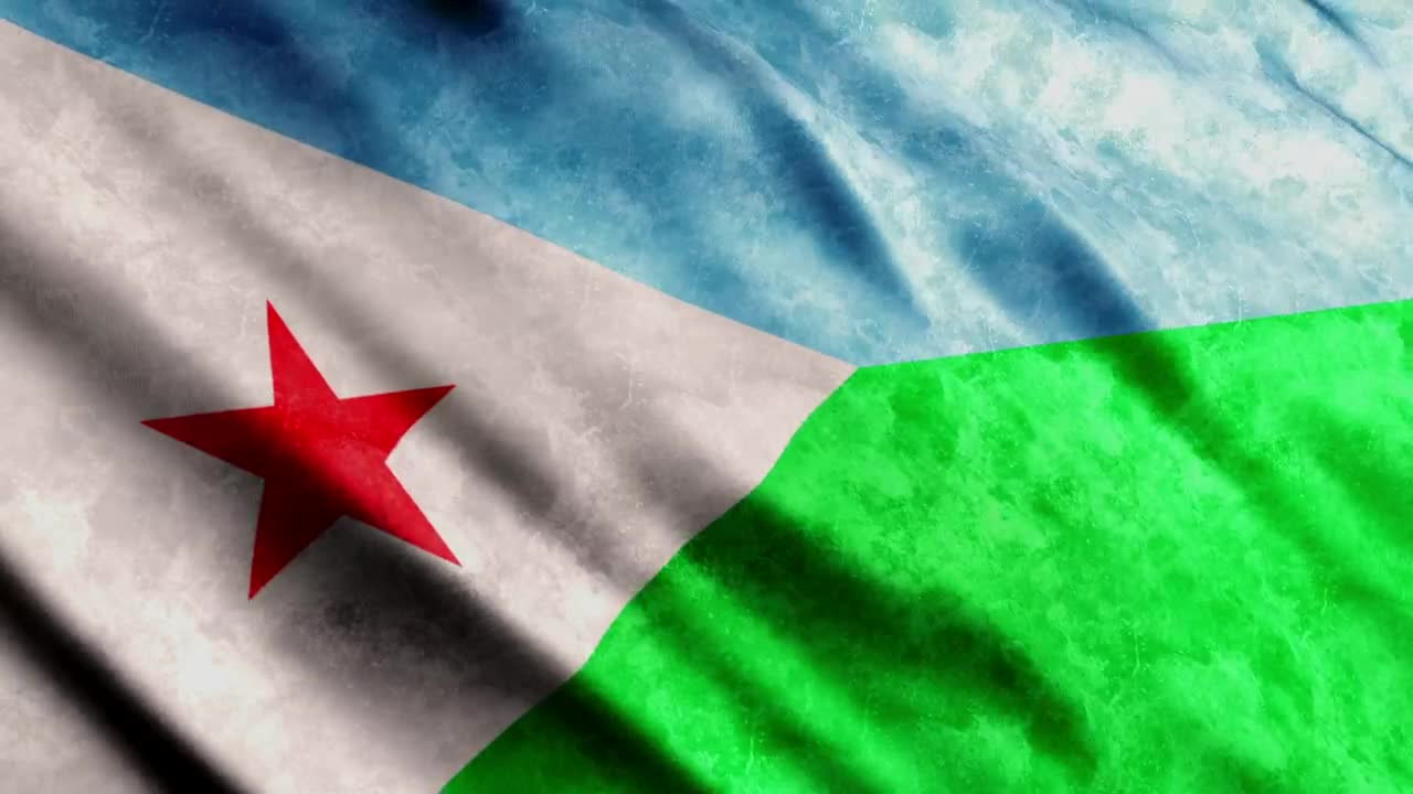 Download Stock Video Djibouti Flag In Full Screen Live Wallpaper For PC