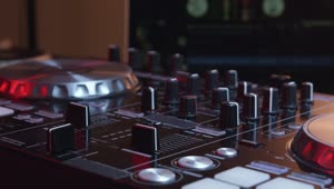 Stock Video Dj Using A Mixer Table At A Party Live Wallpaper For PC
