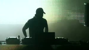 Stock Video Dj Playing On A Stage With Led Screens Live Wallpaper For PC