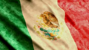 Stock Video Dirty Mexico Waving Flag Live Wallpaper For PC