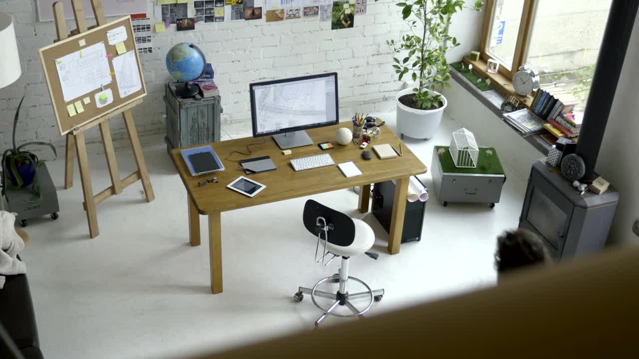 Download Stock Video Designer Working At Home Live Wallpaper For PC
