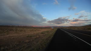 Stock Video Desert Road Timelapse Live Wallpaper For PC