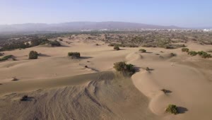 Stock Video Desert Landscape Around A Town Live Wallpaper For PC