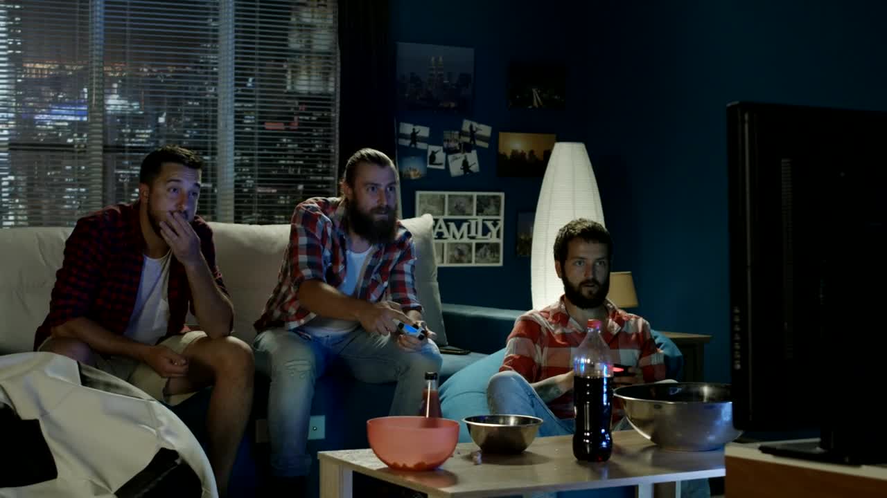 Download Stock Video Friends Having A Video Game Night Live Wallpaper For PC