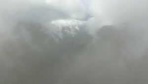Stock Video Flying Through The Fog In The Forested Mountains Live Wallpaper For PC