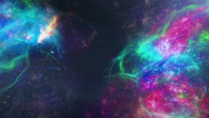 Stock Video Flying Through The Fluorescent Galaxies Live Wallpaper For PC