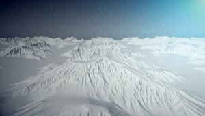 Stock Video Flying Through Frozen Mountains On A Planet D Live Wallpaper For PC