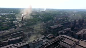 Stock Video Flying Through An Industrial Landscape Live Wallpaper For PC