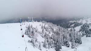 Stock Video Flying Over A Ski Station Working Live Wallpaper For PC