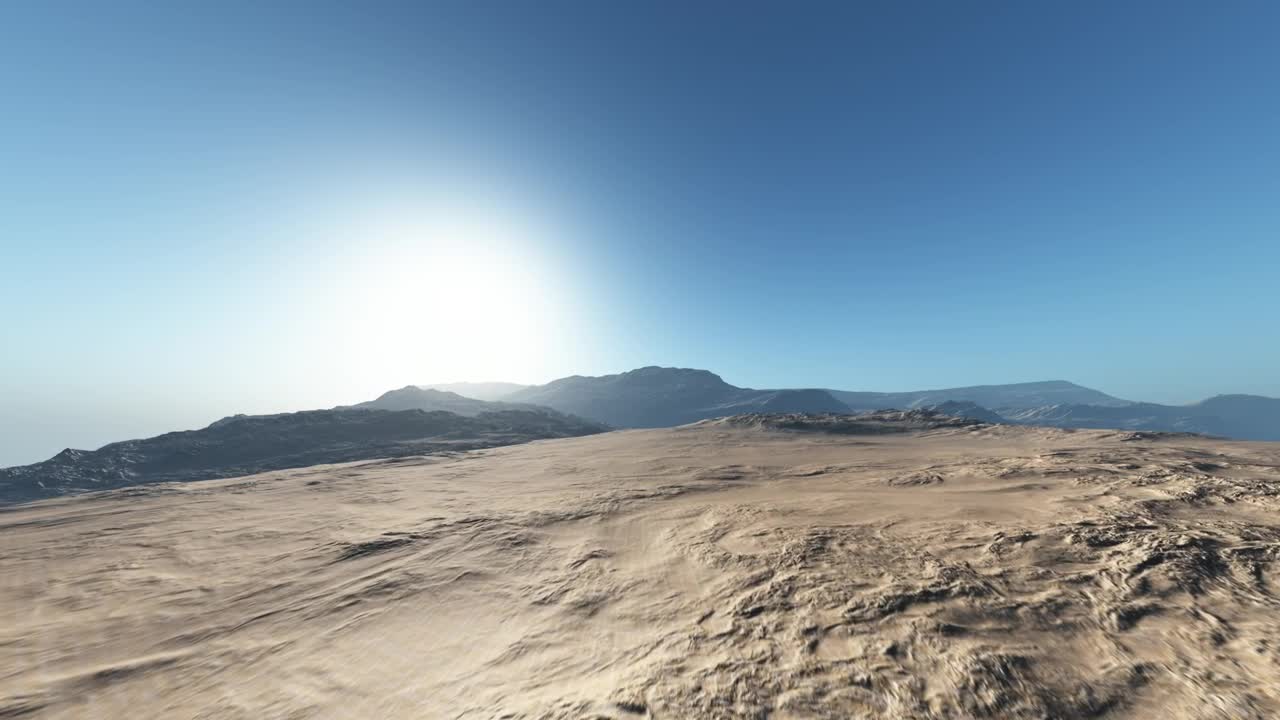 Download Stock Video Flying Low In A Desert On A Clear Sky Day Live Wallpaper For PC