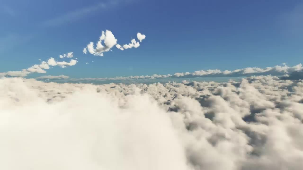 Download Stock Video Flying Above The Clouds Time Lapse Live Wallpaper For PC