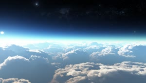 Stock Video Flying Above Clouds With D Space Above Live Wallpaper For PC