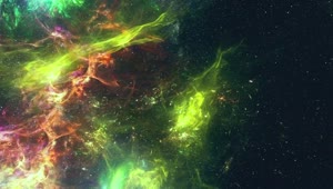 Stock Video Fluorescent Nebulae In Space Live Wallpaper For PC