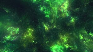 Stock Video Fluorescent Nebulae Floating In Space Live Wallpaper For PC