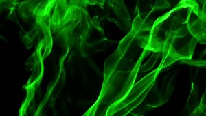 Stock Video Fluorescent Green Smoke Live Wallpaper For PC