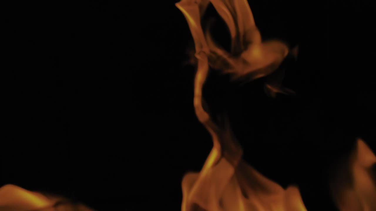 Download Stock Video Flames Up And Down With Black Background Live Wallpaper For PC