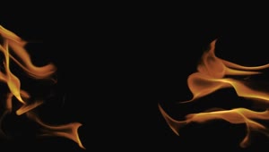 Stock Video Flames Rising From The Sides To The Center Live Wallpaper For PC