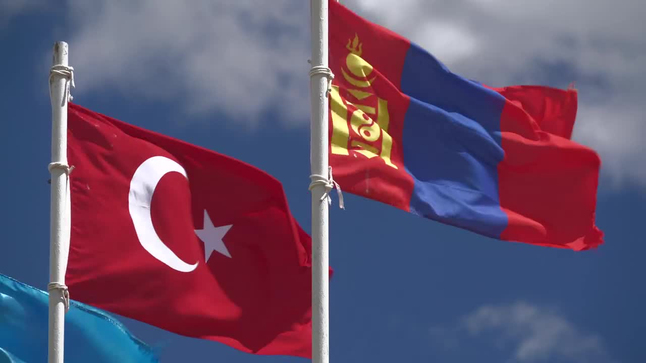 Download Stock Video Flags Waving In The Wind Live Wallpaper For PC