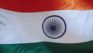 Stock Video Flag Of India Waving In The Air Live Wallpaper For PC