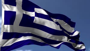Stock Video Flag Of Greece Waving By The Wind Slow Motion Live Wallpaper For PC