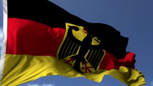 Stock Video Flag Of Germany Waves Gently In Wind Live Wallpaper For PC
