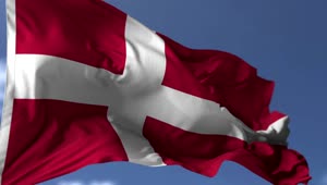 Stock Video Flag Of Denmark Waving In The Wind Live Wallpaper For PC