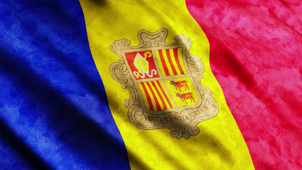 Download Stock Video Flag From Andorra In D Live Wallpaper For PC