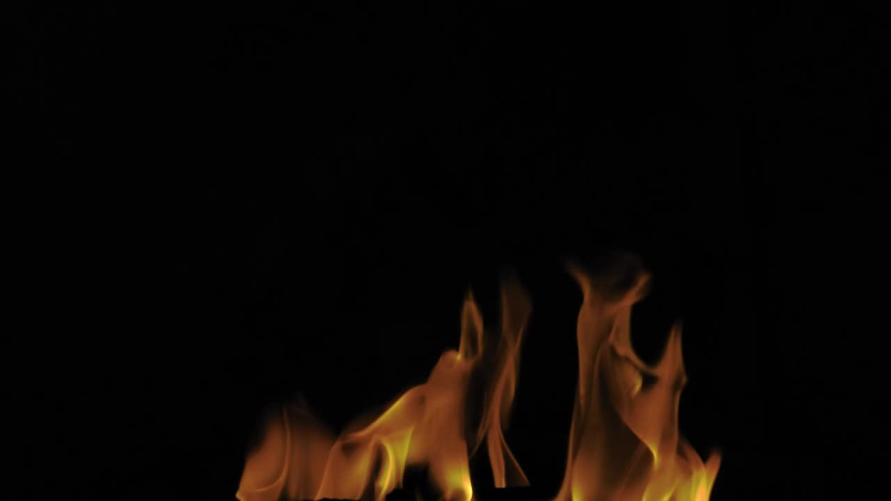 Download Stock Video Fire On Black Background In Slow Motion Live Wallpaper For PC