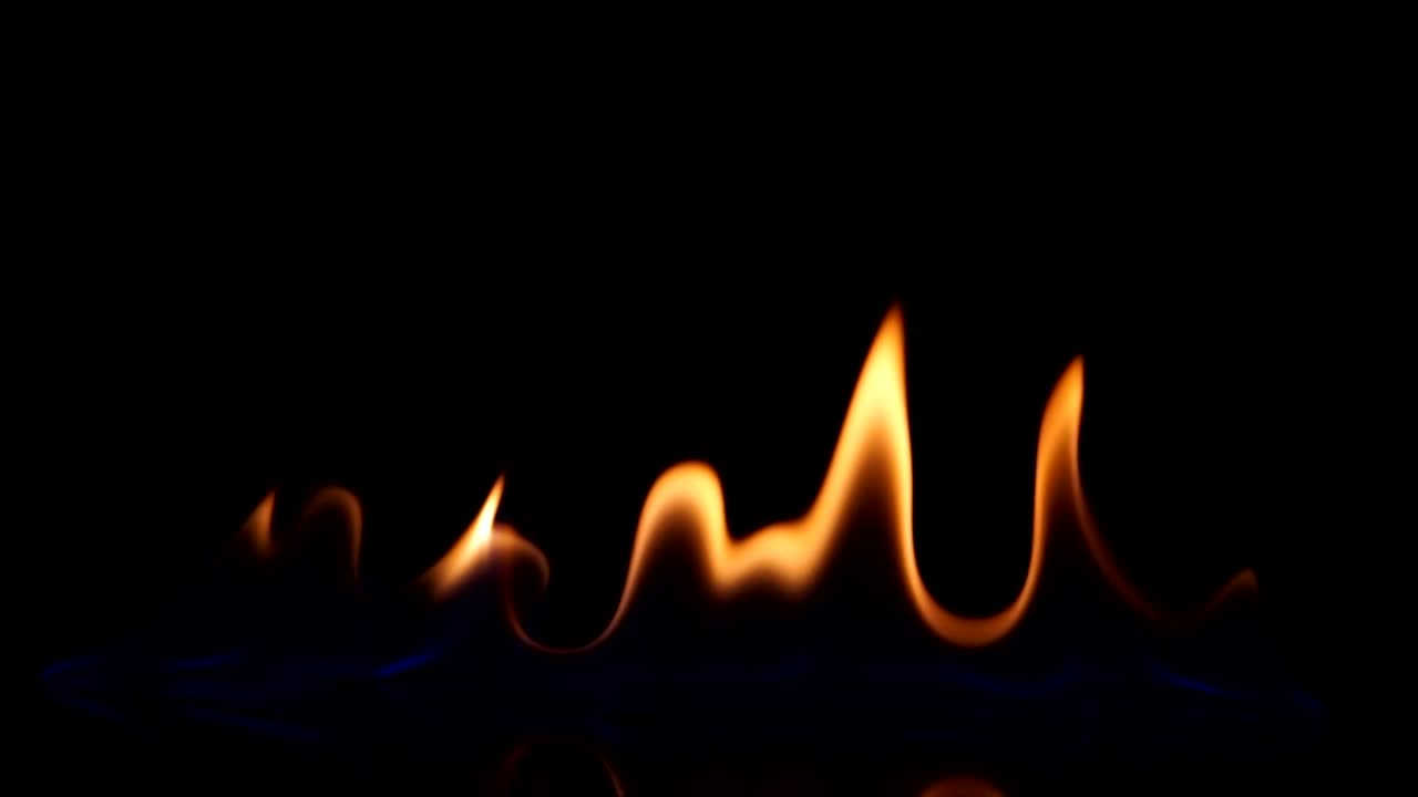 Download Stock Video Fire On A Black Background Live Wallpaper For PC