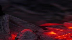 Stock Video Fire Burning Red Burning Coal Live Wallpaper For PC