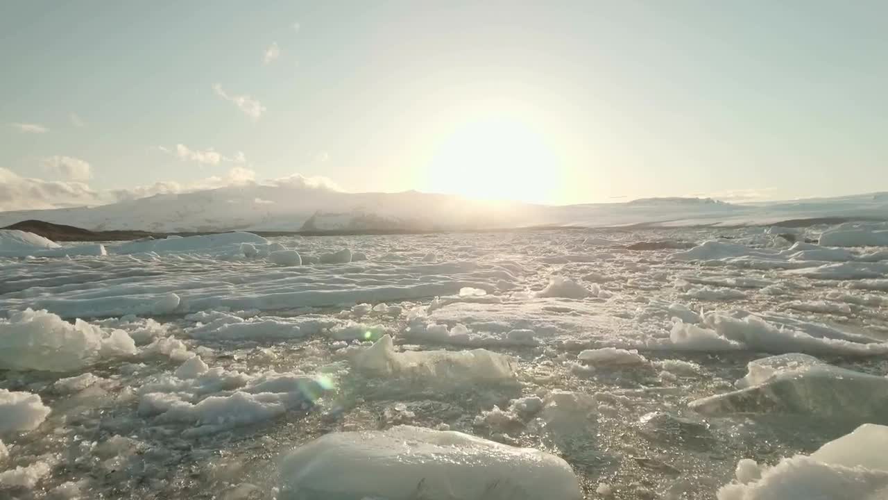 Download Stock Video Fields Of Ice Between Mountains Live Wallpaper For PC