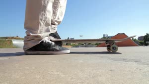 Stock Video Feet Of A Skateboarder Turning His Skateboard Live Wallpaper For PC