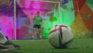 Stock Video Feet Of A Player Putting A Ball In A Penalty Live Wallpaper For PC