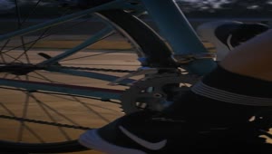 Stock Video Feet Of A Cyclist Pedaling On A Track 4090 Live Wallpaper For PC