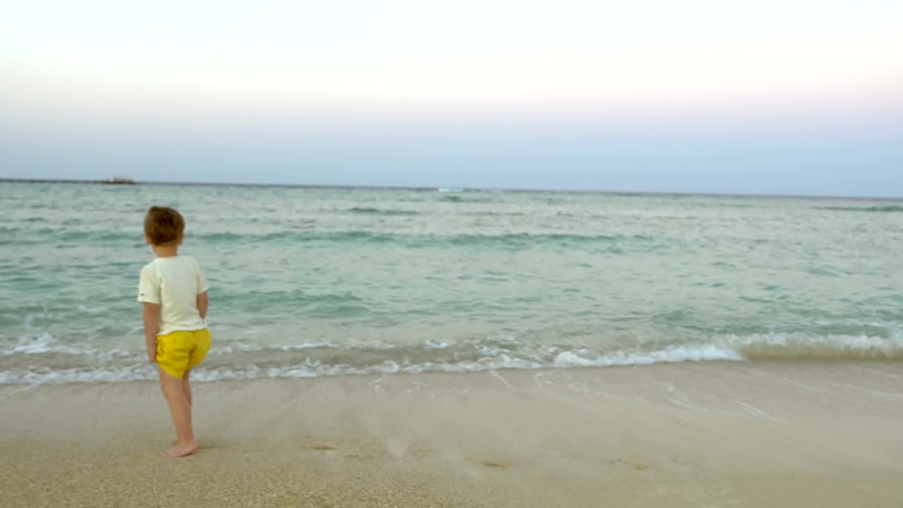 Download Stock Video Father Playing In The Waves With His Son Live Wallpaper For PC