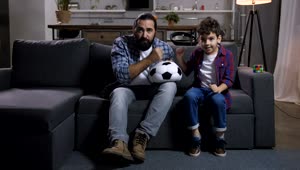 Stock Video Father And Son Enjoying Football Live Wallpaper For PC