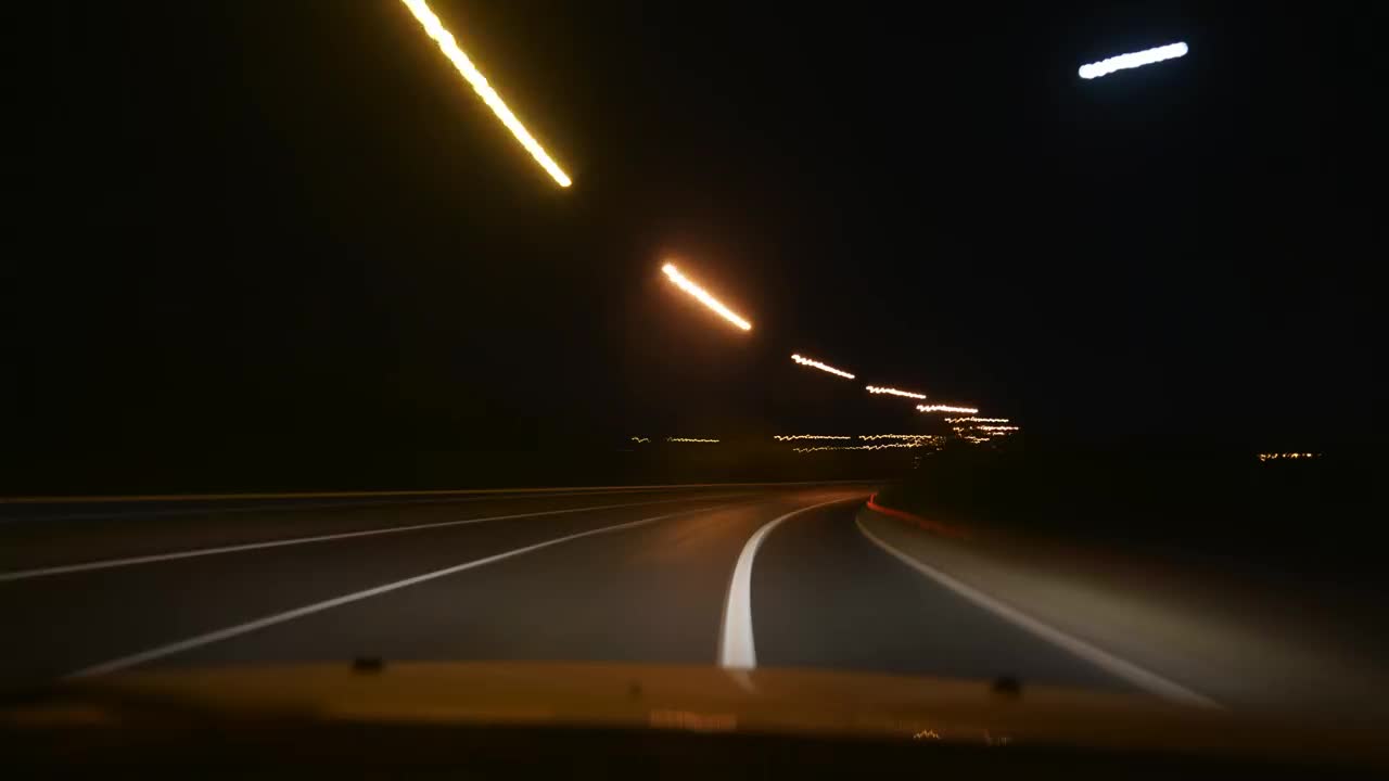 Download Stock Video Fast Traveling At Night In The City Live Wallpaper For PC